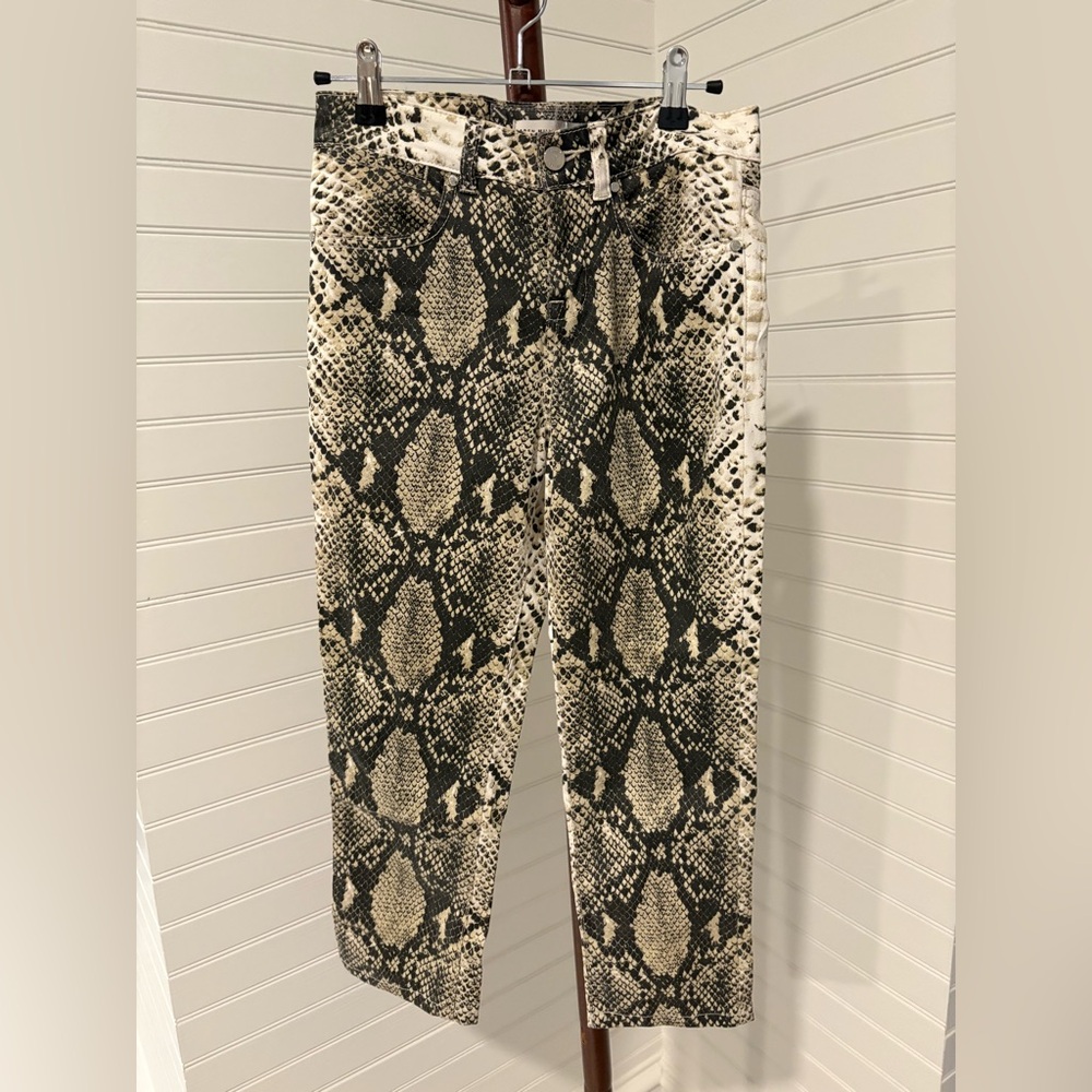 Karen Millen Snakeskin Patterned Trousers